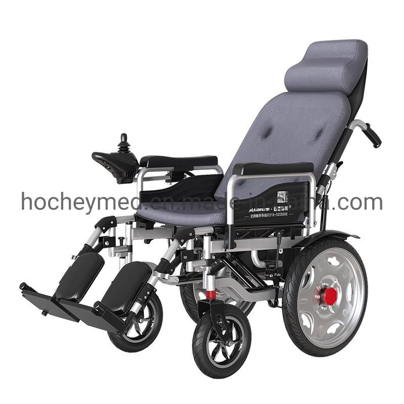 Hochey Medical Electronic Wheelchair Folding Handicapped Electric Wheelchair