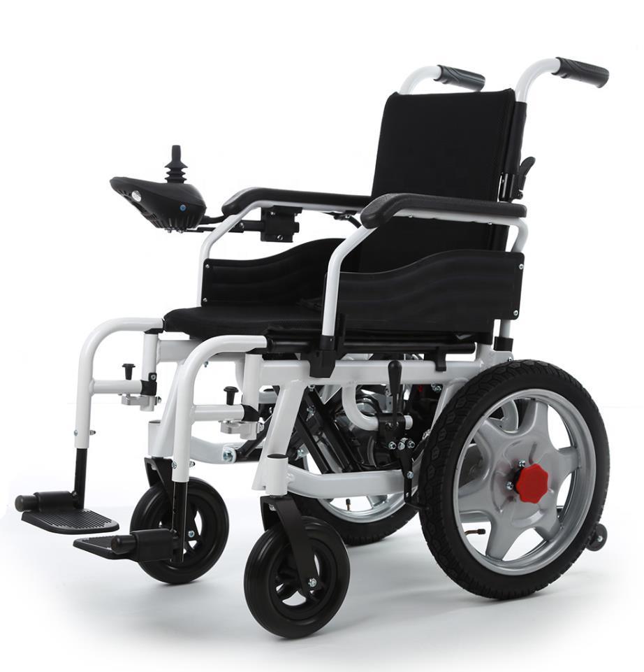 Topmedi Latest Upgraded Version of Electric Wheelchair, Foldable and Easy to Control