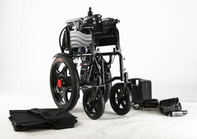 Steel Topmedi Carton Package 90X48X85 Cm Foldable Wheelchiar Motorized Wheelchair with CE