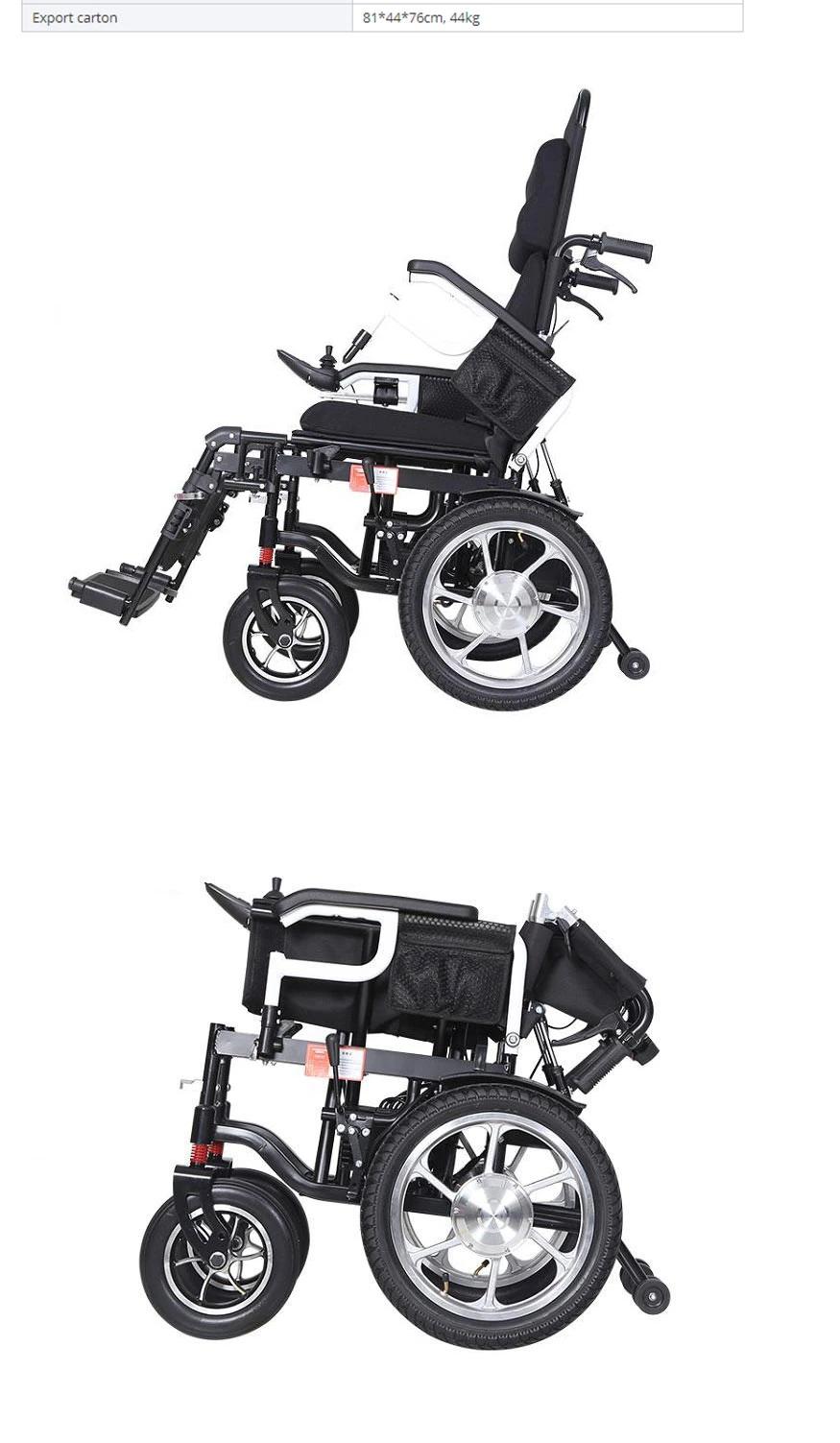 Electric Travel Wheelchair for The Elderly Light Folding Electric Wheelchair