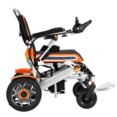 New Trending Disable Used Portable Foldable Lightweight Cheap Price Folding Power Wheelchair Motorized Electric Wheelchair2 Buyers