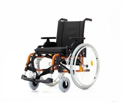 Aluminum Lightweight, Foldable, Wheelchair with PU Wheels (AL-002)