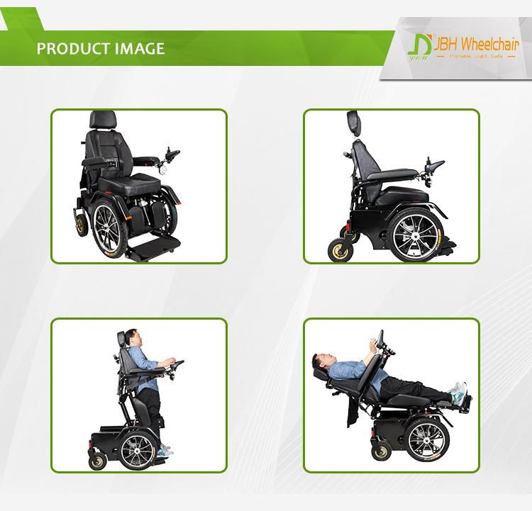 New Oudoor Electric Standing Power Wheelchair with LED Light