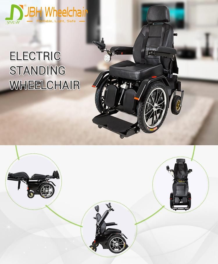 New Hot Sale Handicapped Standing up Power Wheelchair for Disabled