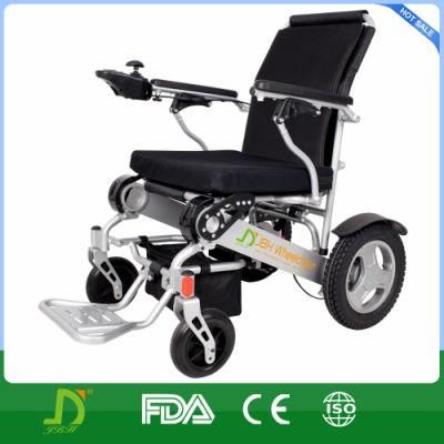Dual Lithium Battery Folding Lightweight Electric Power Wheelchair FDA, Ce