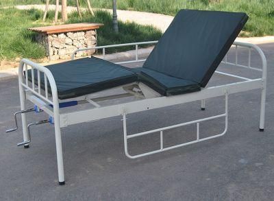 Cheap Price Two Cranks Manual Hospital Use Medical Bed