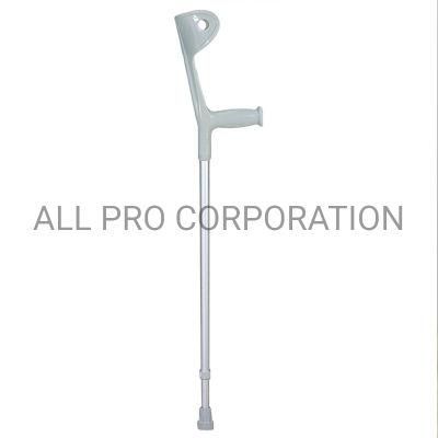 Grey Rubber Tips Underarm Elbow Forearm Crutches