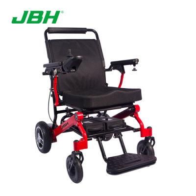Jbh D15A Sturdy Electric Folding Wheelchair Electric Power Wheelchair with Lithium Battery
