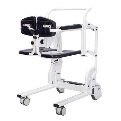 Electric Patient Transfer Commode Wheelchair