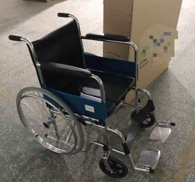 Aluminum Manual Wheelchair Portable Folding Home Care Hospital Wheelchair