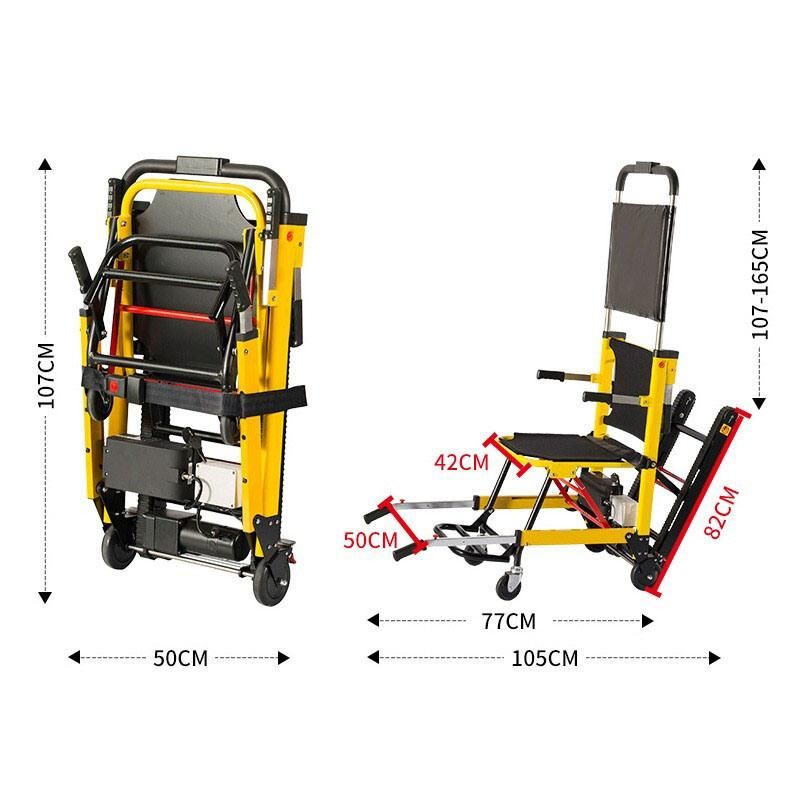 Best Supplier Ce Qualified Rescue Foldable Electric Stair Climbing Wheelchair