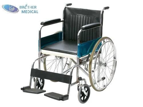Cheap Price Steel Foldable Hospital Wheelchairs Manual Wheel Chair for Disabled with CE