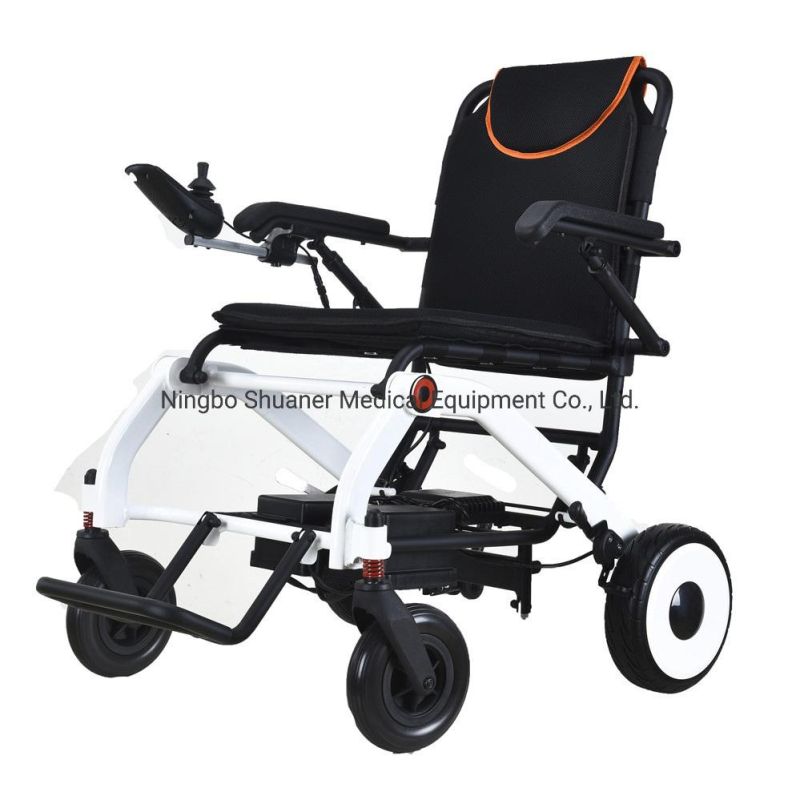 Portable Lightweight Aluminum Foldable Power Wheel Chair Cheap Price Disabled Folding Electric Wheelchair