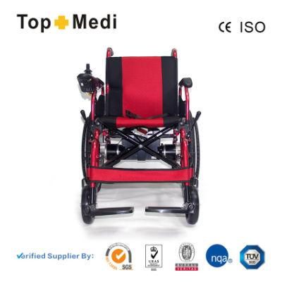 Disabled Elderly Care Products Folding Power Electric Wheelchair for Sale