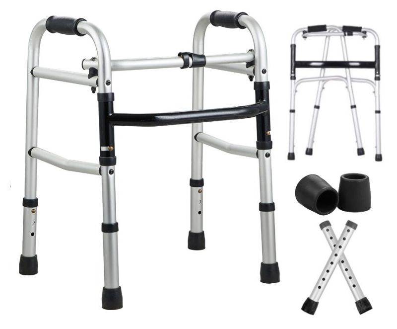 Rollator Walker Middle Child/ Child′ S Single Button Aluminum Walker