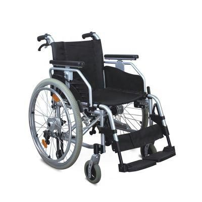 Medical Supplies Hand Brake Wheelchair with Detachable Armrest for Sale