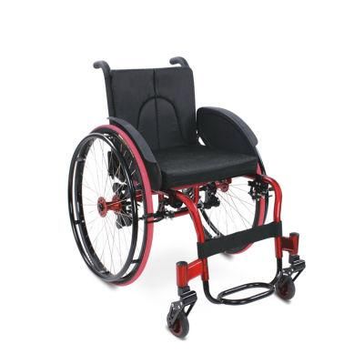 Aluminum Lightwight Folding Manual Leisure Sports Wheelchair