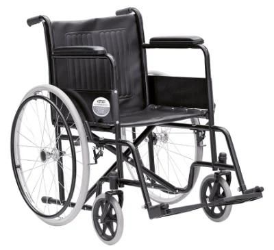 Inexpensive Medical Standardfoldable Comfortable Steel Manual Wheelchair