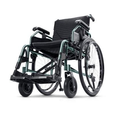 CE Europe Modern Medical Health Disabled Equipment Aluminum Folding Wheelchair