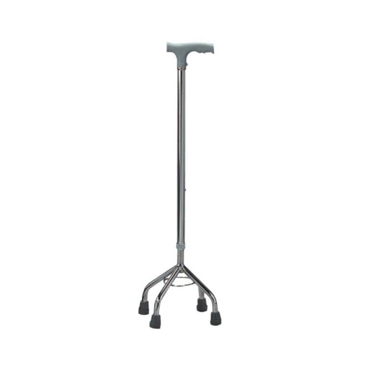 Fixed Lightweight Aluminium Folding 4 Legs Walking Stick for Older People