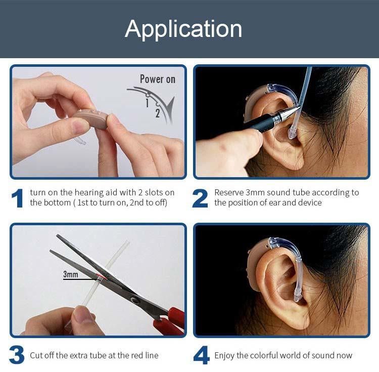 Home Care Earphone Digital Programmable Hearing Aids with CE&FDA