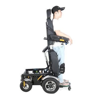 Handicapped Standing up Sedia a Rotelle Elettrica Adjustable Height Power Electric Wheelchair
