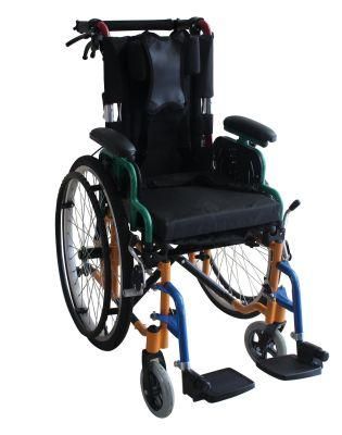 Hot Selling Product Economy Steel Manual Folding with Wheel Hospital Home Care Rehabilitation Medical Equipment Wheelchair