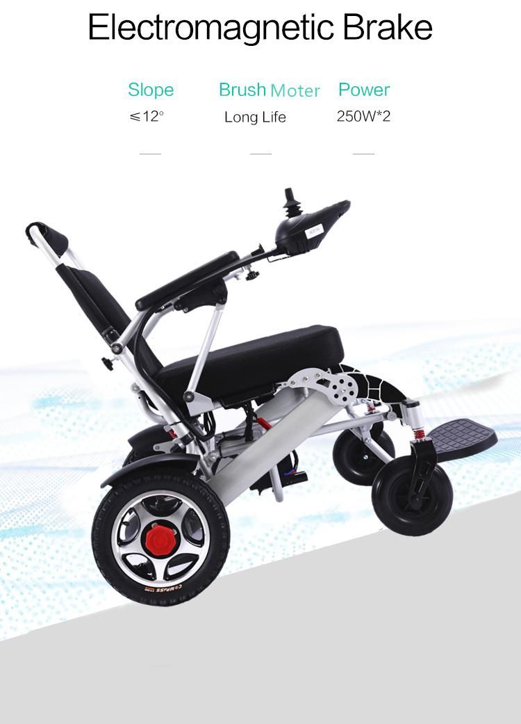 Light Aluminium Folding Electric Pediatric Wheelchair