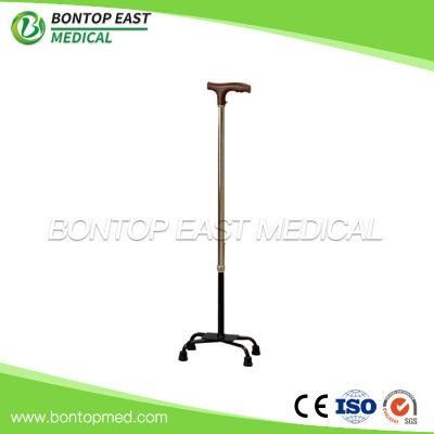 Handicapped Equipment Four Legs Adjustable Stick / Quad Walking Cane