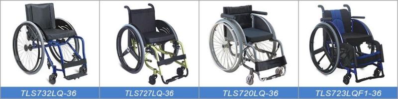 Cheap Price Leisure and Sports Basketball Wheelchair with Aluminum Frame