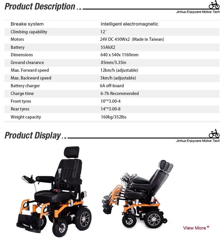 Electric Power Wheelchair with Ce Certificate (Enjoycare EPW68S)
