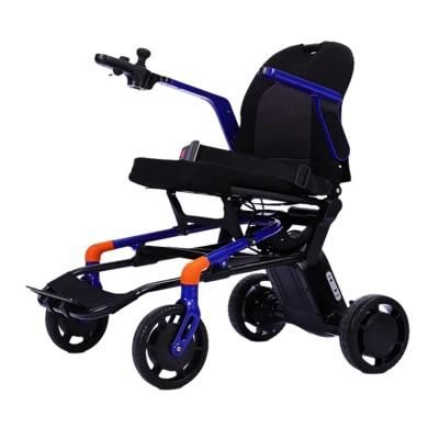 Alloy Lightweight Portable Foldable Electric Power Wheelchairs for Adults