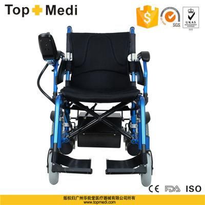 Hot Sale Aluminum Foldable Power Wheelchair for Handicapped