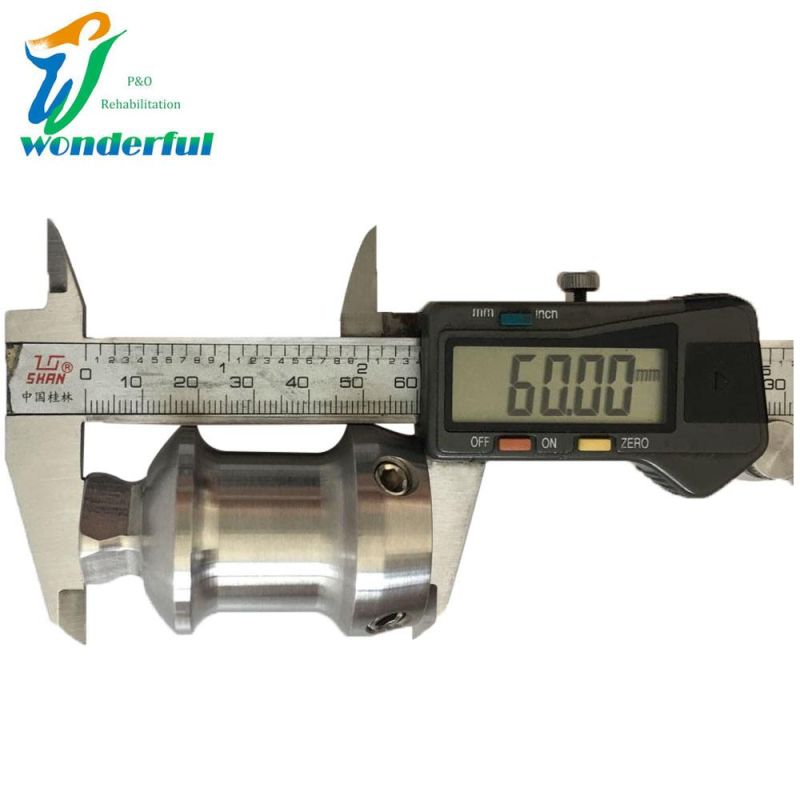 Two-Way Tube Adapter with Pyramid for Prosthesis Leg