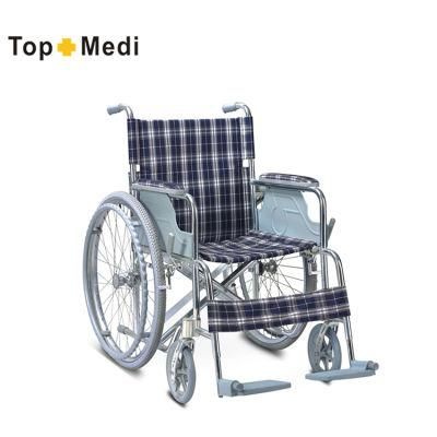 Economic Aluminum Folding Manual Wheelchair with Japanese Style