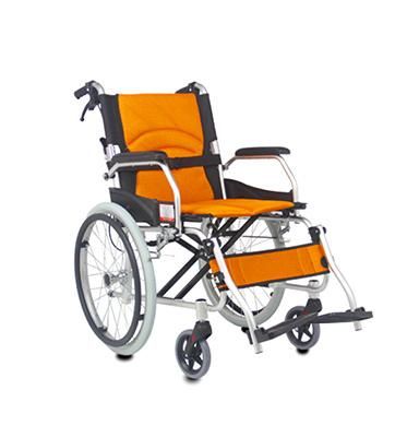 Portable Lightweight Manual Folding Aluminum Wheelchair for Sale