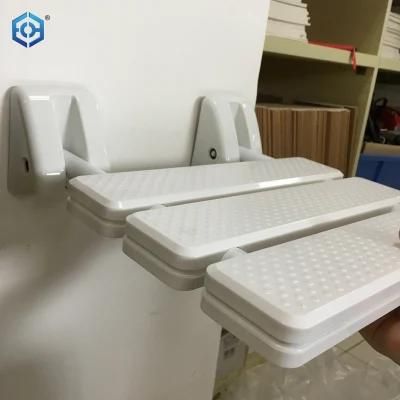 Folding Wall Shower Seat Wall Mounted Relax Shower Chair Solid Seat SPA Bench