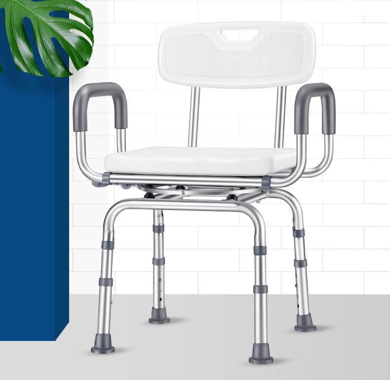 Health Care Supplies Folding Bathroom Shower Chair for Elderly