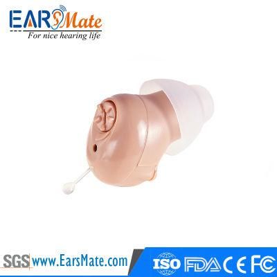 Mirco Ear Cic Hearing Aid Earsmate Device for Ear Sound Amplifier Health Care as Fingertip Tiny Size