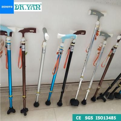 Factory Adjustable Smart Cane Walking Crutch for Elderly