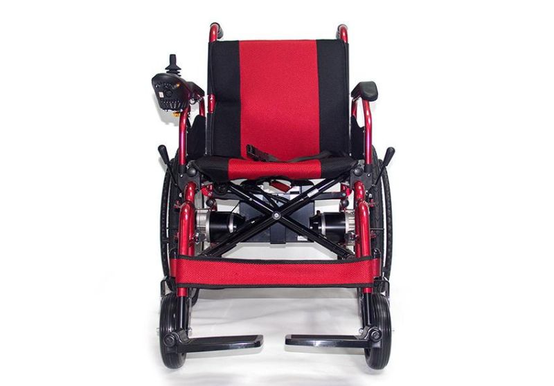 Ce Lightweight Electric Folding Power Wheelchair for Handicapped Elderly