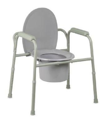 New Powder Coated Brother Medical for Elderly Reclining Commode Toilet Chair Hot Bme668