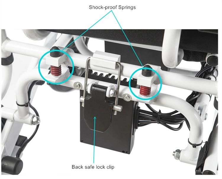 Aluminium Folding Electric Hospital Wheelchair