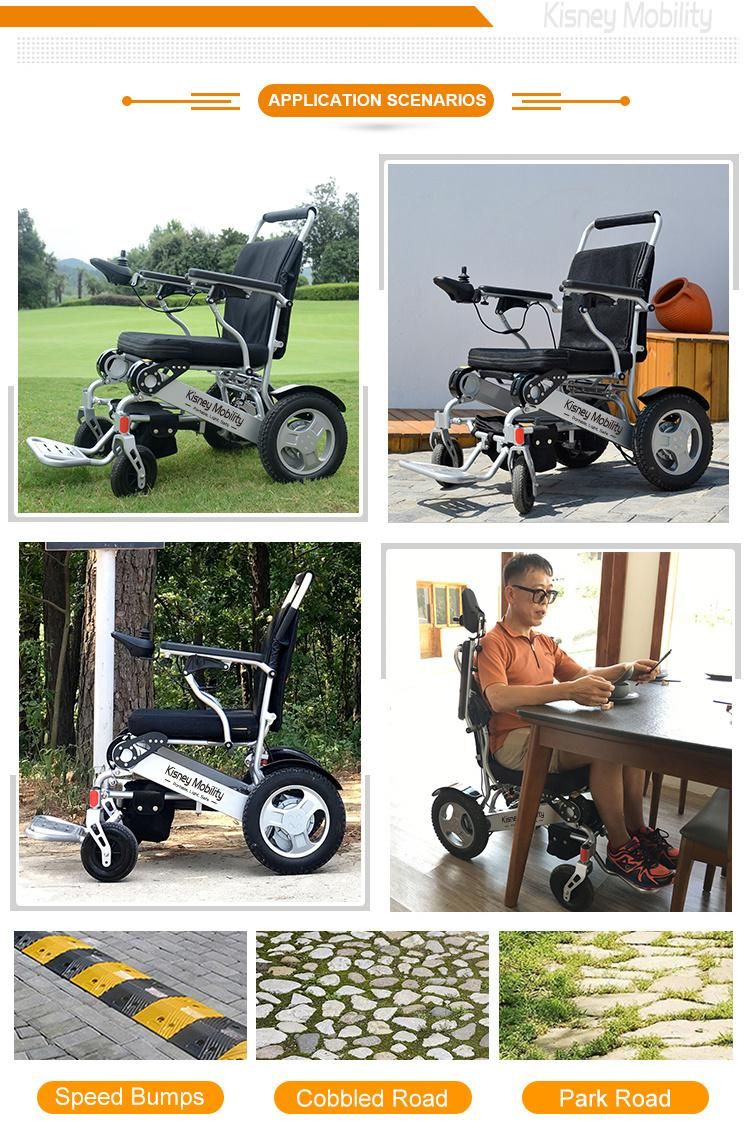 New Design Intelligent Smart Lightweight Electric Wheelchair for Adult