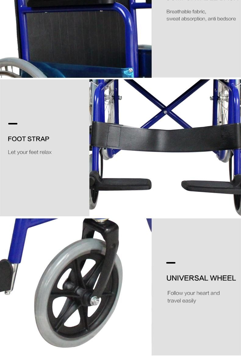 Hanqi Hq809 High Quality Manual Folding Wheelchair