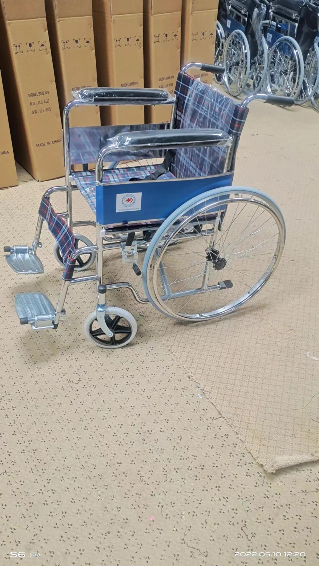 Silver Wheelchair with Swing-Away Footrest