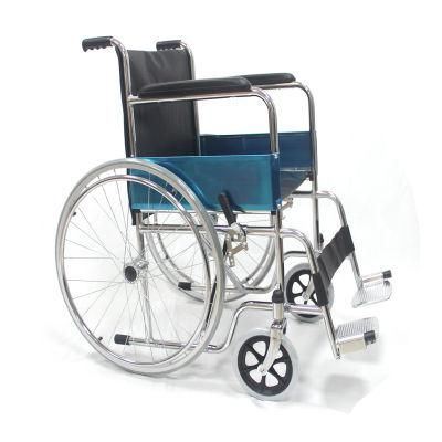 Folding Lightweight Manual Economic Wheelchair for The Elderly