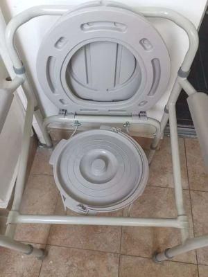 Foldable Commode Chair Toilet Folding