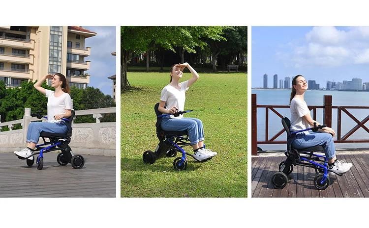 20kg Air Flight Light Folding Power Electric Wheelchair