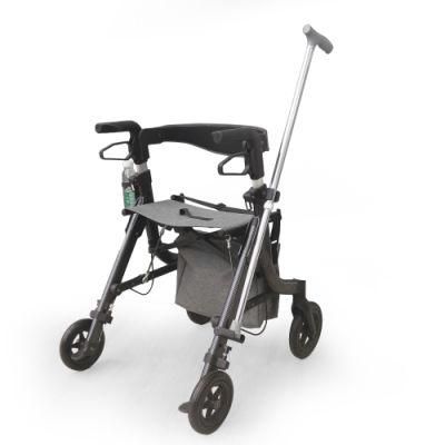 Topmedi High End Carbon Fiber Walking Aid Rollator for Disabled